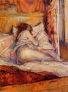Le Lit (Olympia) of Toulouse-Lautrec (1898)